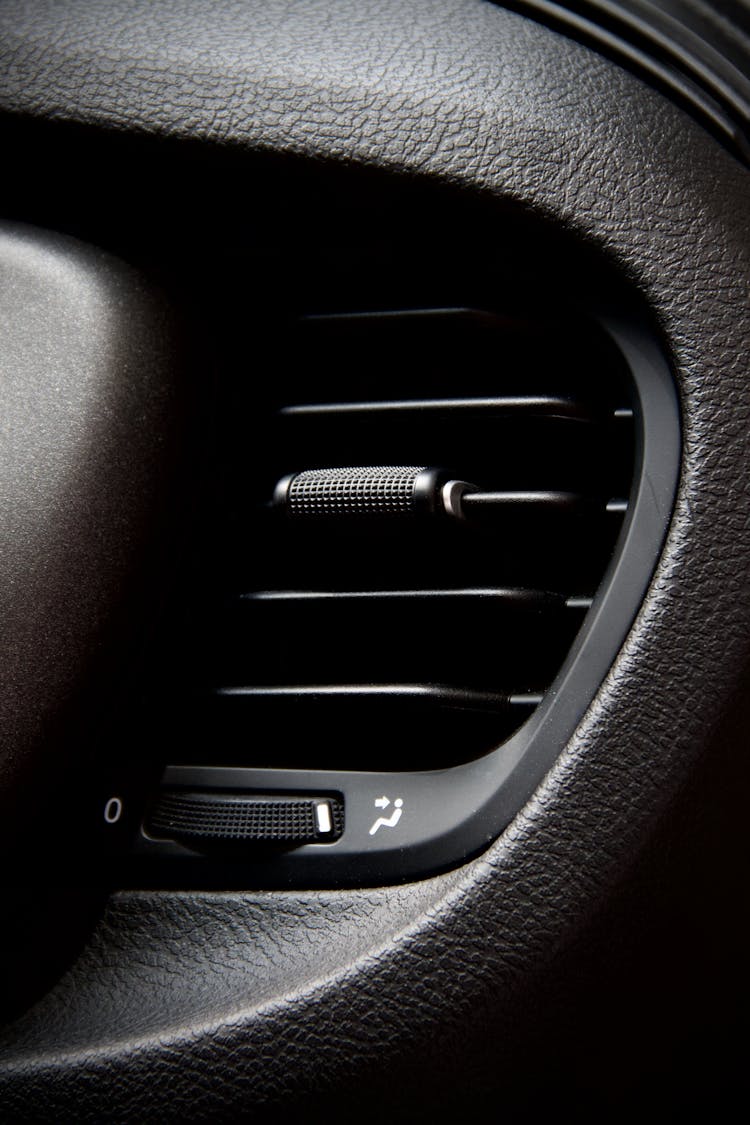 Closeup Of A Ventilator In A Car Interior