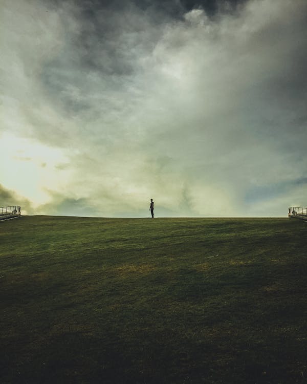 Person on Green Grass Field · Free Stock Photo