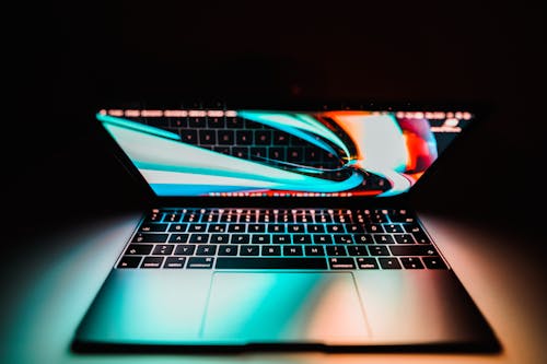 Laptop Keyboard Reflecting on Screen