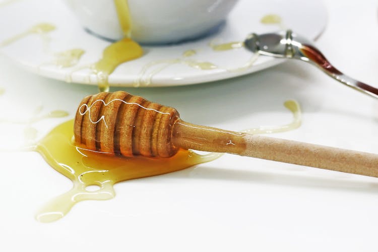 Honey On A Wooden Tool