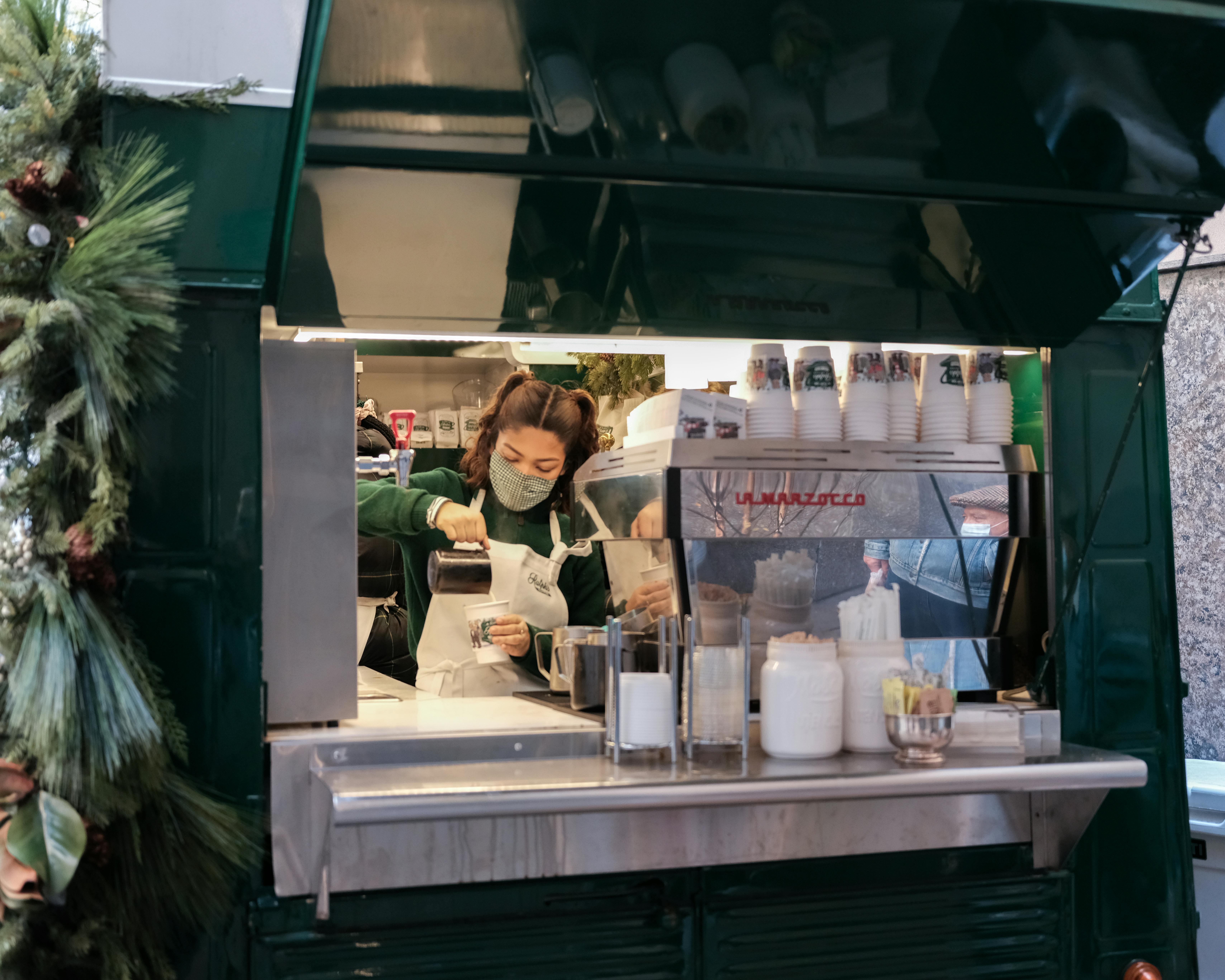 How We Add Custom Branding to Coffee Carts