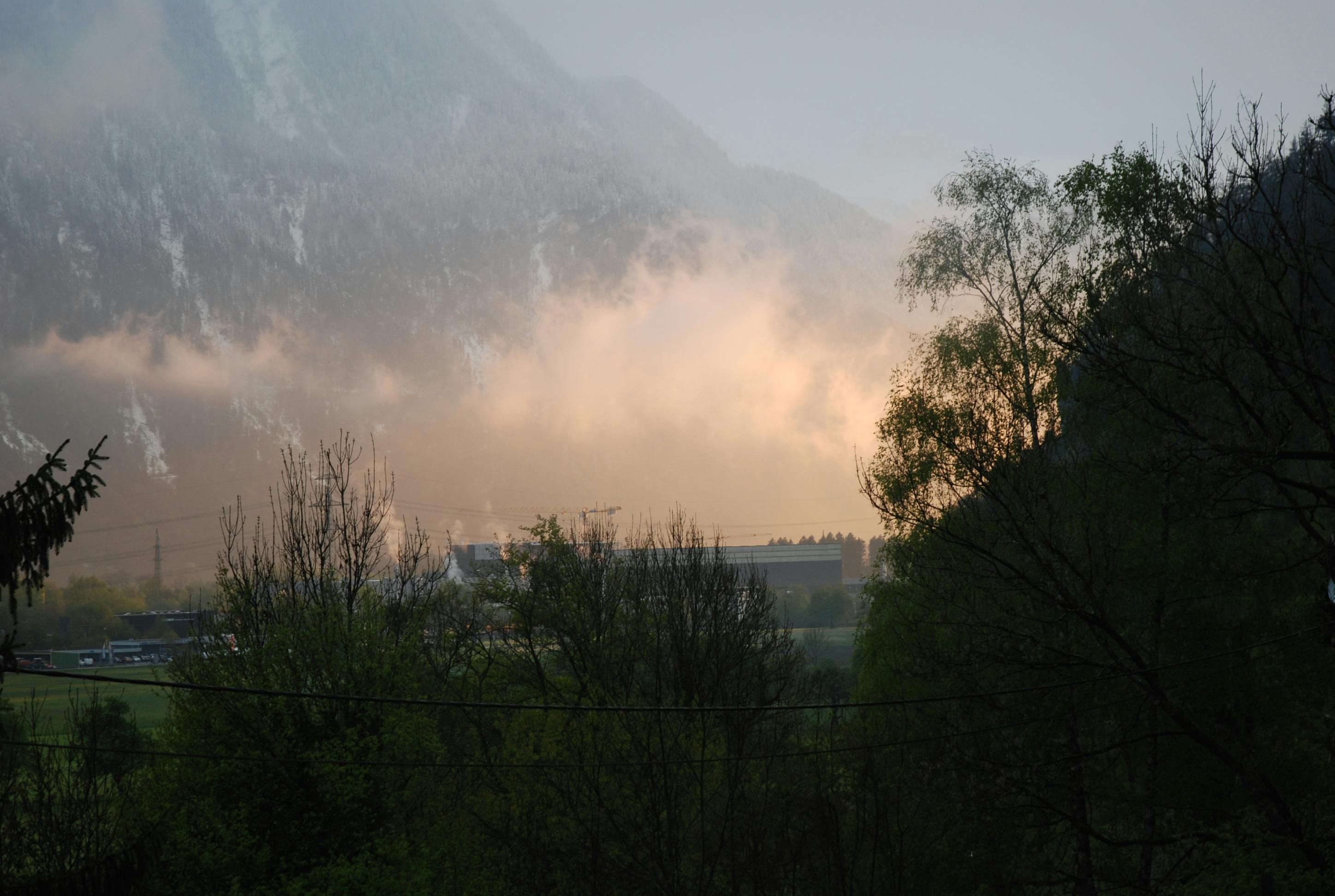 Free stock photo of evening, fog, light