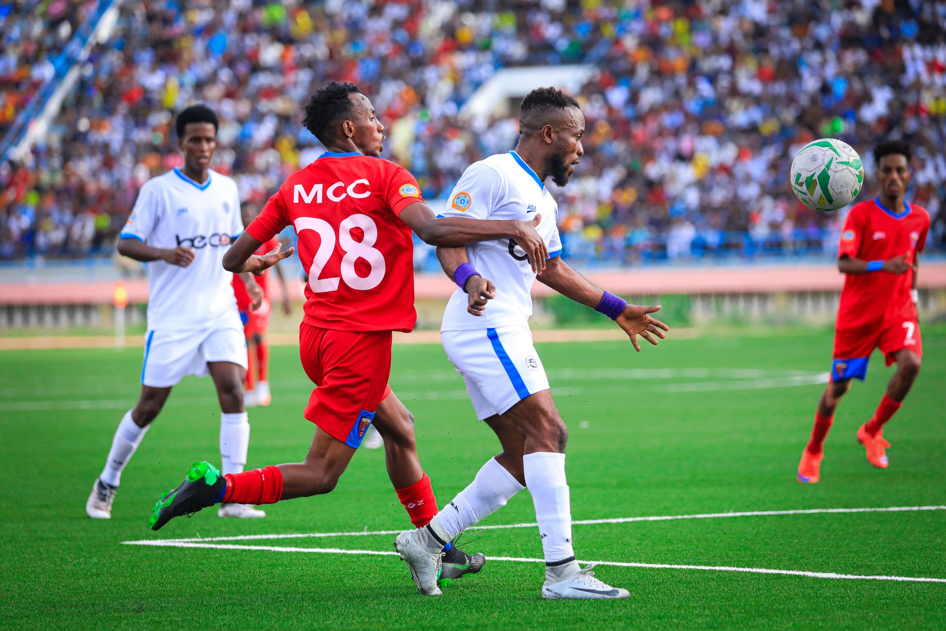 Men Playing Football