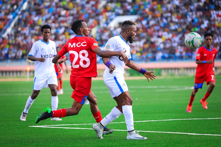 Men Playing Football