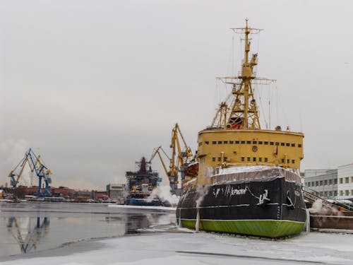 buz, gemiler, kargo içeren Ücretsiz stok fotoğraf