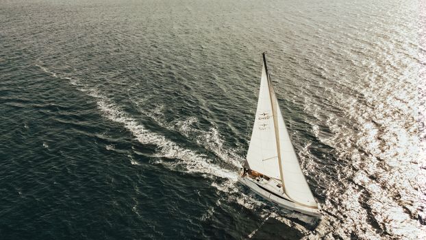 Sailboat on Open Water