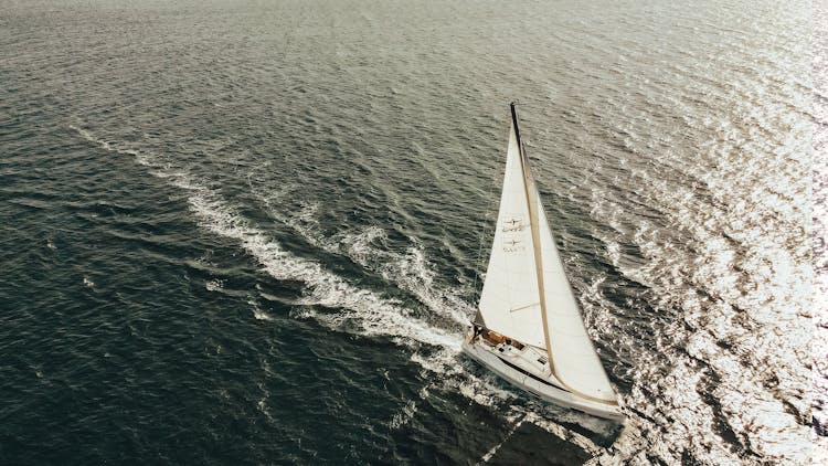 Sailboat On Open Water