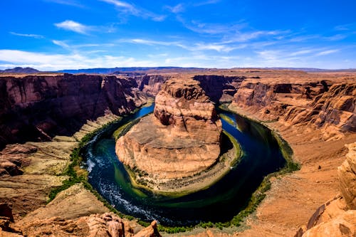 Free Hufeisenbiegung, Arizona Stock Photo