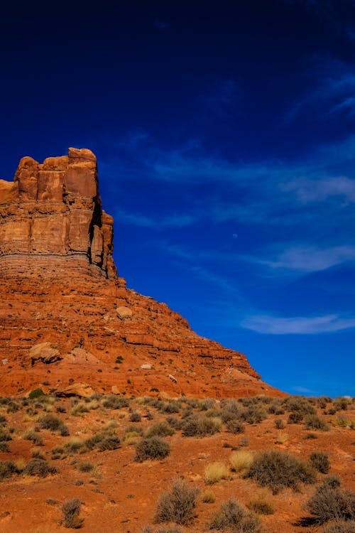 Brown Rock Formation at Daytime