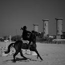A Man Riding Horse