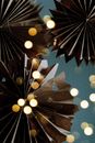 Bokeh of Lights and Paper Medallions