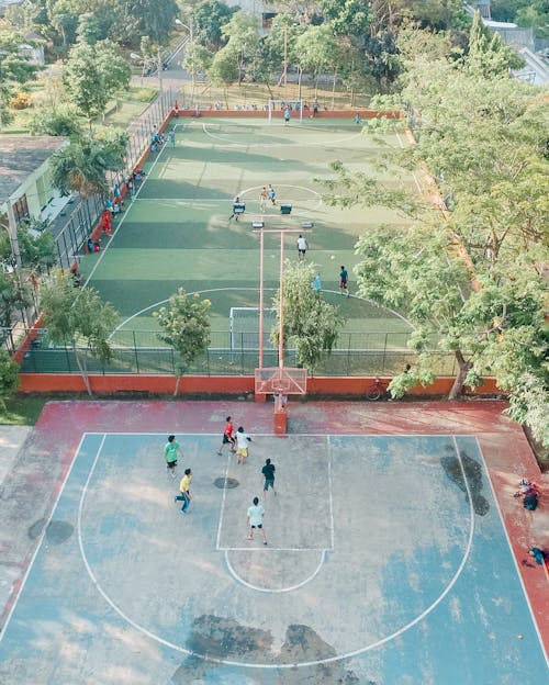 Free stock photo of Basketball - Sport, basketball court, court