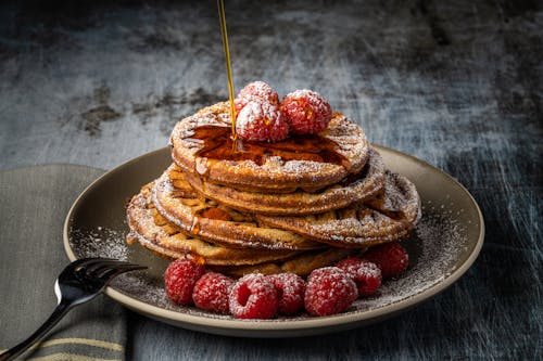 Kostenloses Stock Foto zu ahornsirup, dessert, essen