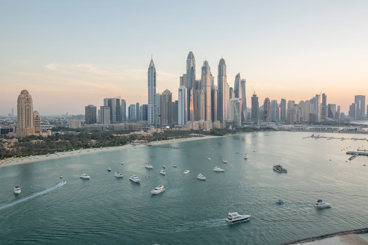 Buildings At The Palm Jumeirah