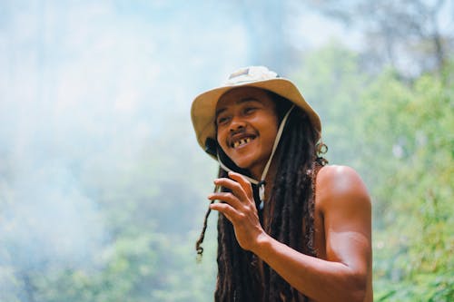 Smiling Man in Jungle