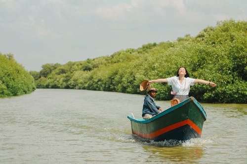 Free stock photo of boat ride, ecotourism, mangroves