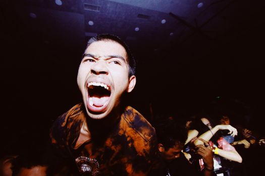 AI Punk music video frame — rebellious mood