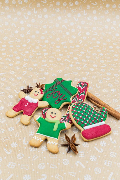 Colorful Christmas Cookies 