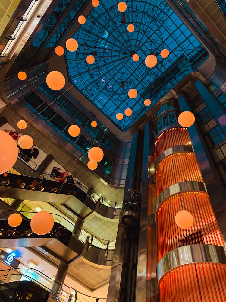 Christmas Decorations In Shopping Mall