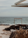 Brown Wooden Dock on Beach