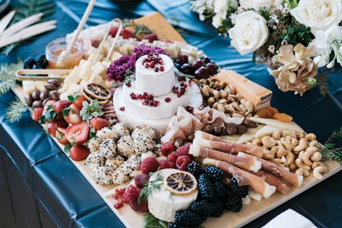 Charcuterie Board with Food