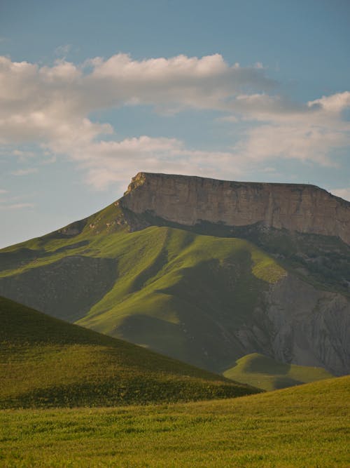 Clouds above a Mountain