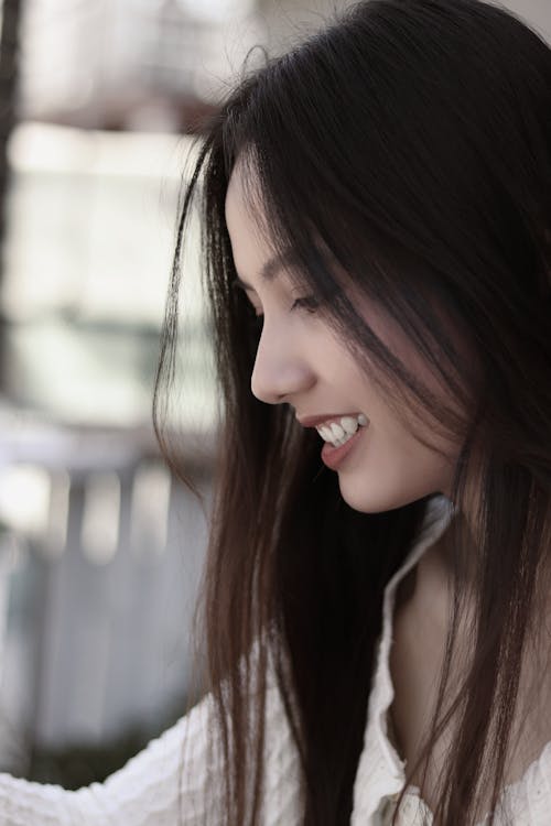 Portrait of a Girl in a White Top