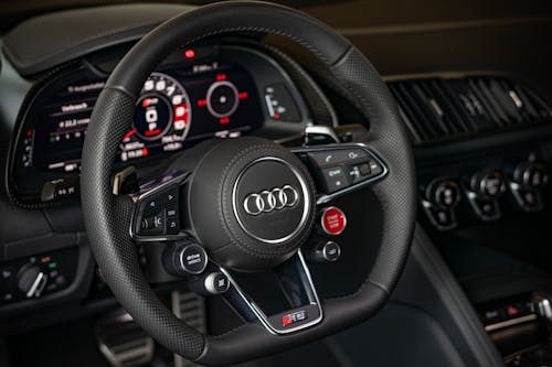 Gratis stockfoto met audi, auto-interieur, dashboard