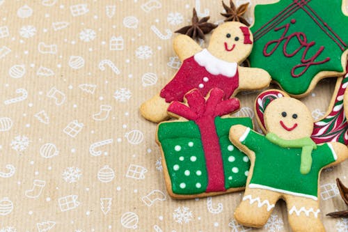 Close-up Photo of Christmas Cookies