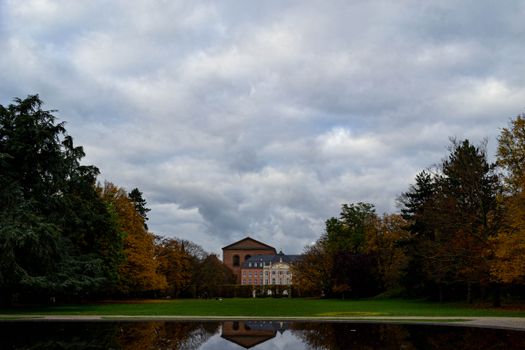 Electoral Palace under a Cloudy Sky