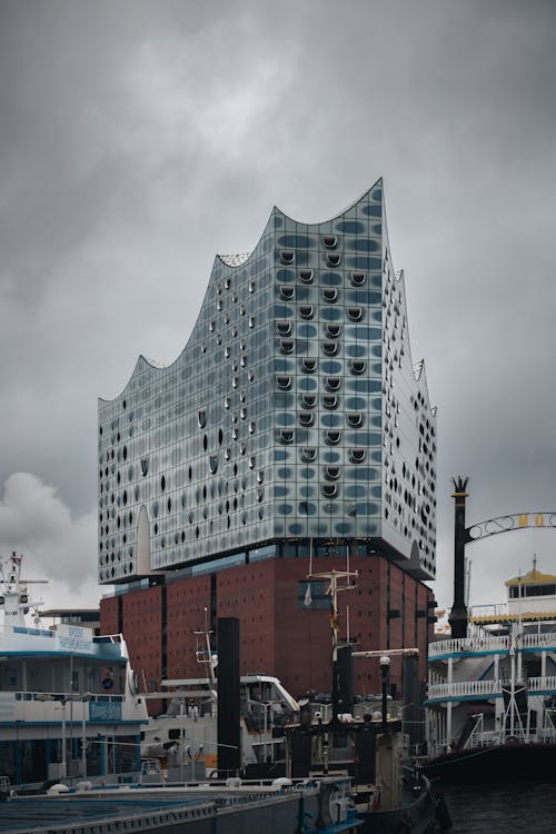 Free The Elbphilharmonie Building in Hafencity Hamburg, Germany Stock Photo