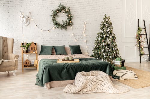 Fotos de stock gratuitas de árbol de Navidad, cama, creatividad