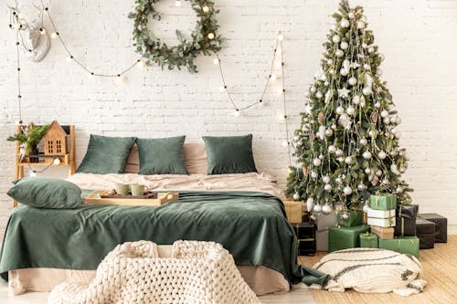 Fotos de stock gratuitas de árbol de Navidad, cama, creatividad