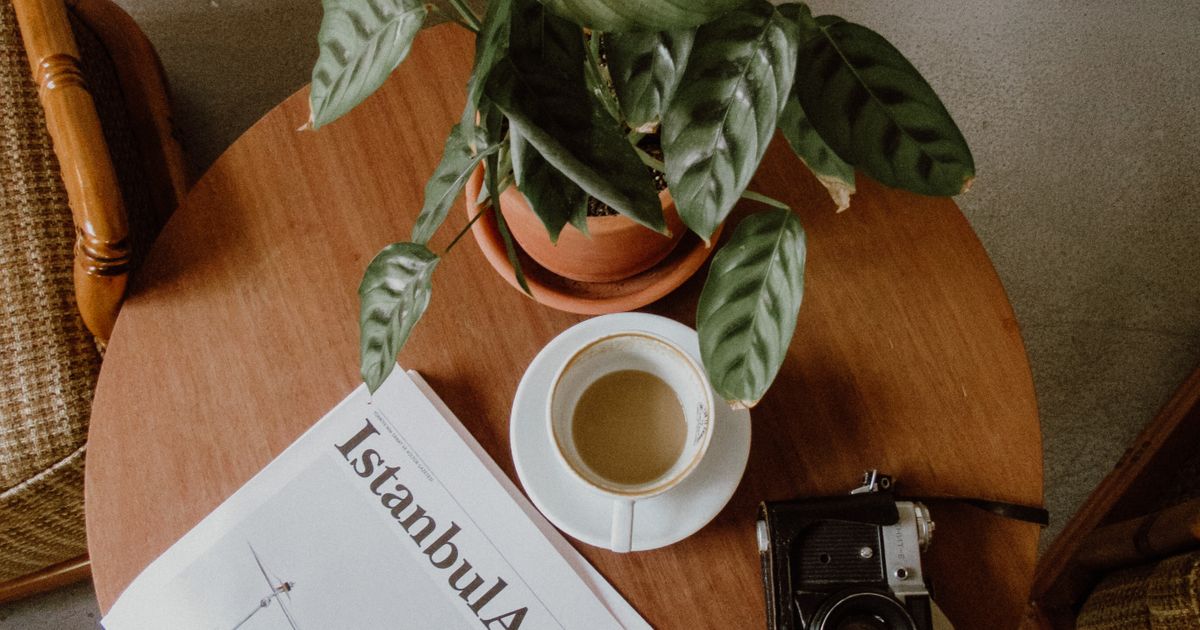 Vintage newspaper and coffee