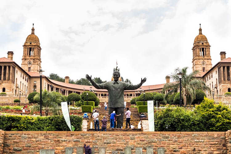 The Statue Of Nelson Mandela On The Union Buildings Grounds, Pretoria, Gauteng, South Africa