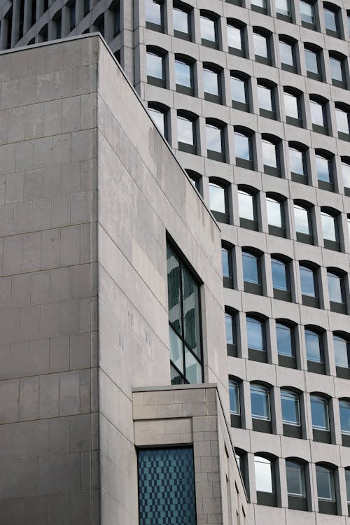 Základová fotografie zdarma na téma beton, budova, okna