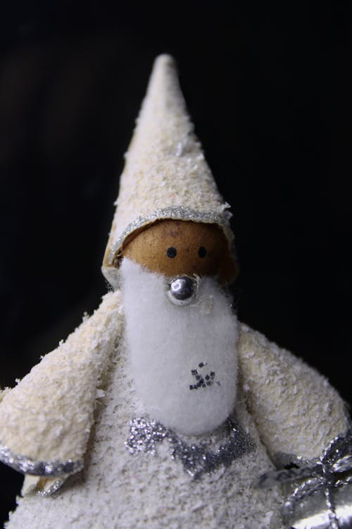 Close-up Photo of White Snowman Ornament 