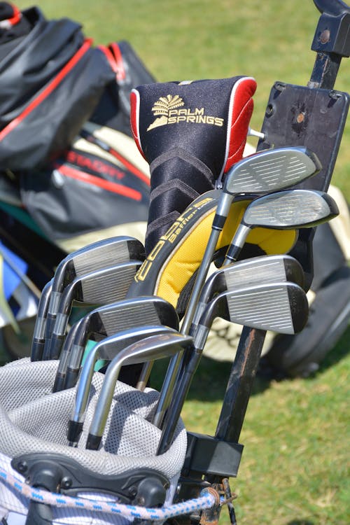 Free Close-up Photo of Golf Clubs  Stock Photo