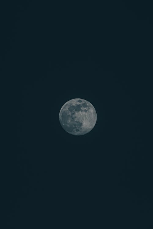 Immagine gratuita di fotografia lunare, giro, luna piena