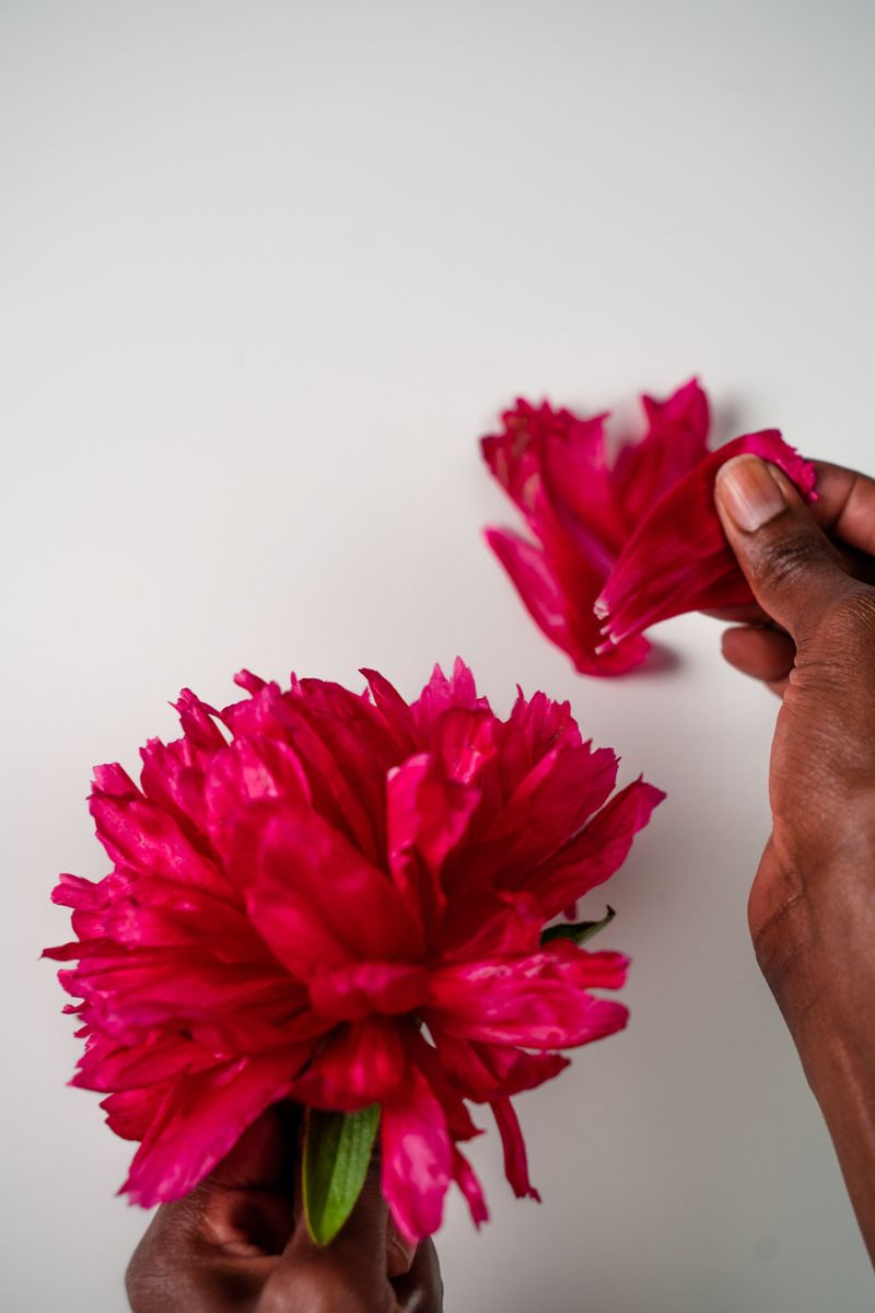 Soft garden-style wedding flowers