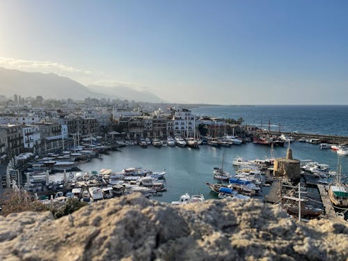 The Kyrenia Harbor in Kyrenia, Cyprus