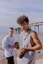 Boys Carrying Rocks