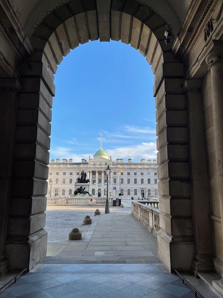 View Of The Somerset House From An Arched Wall