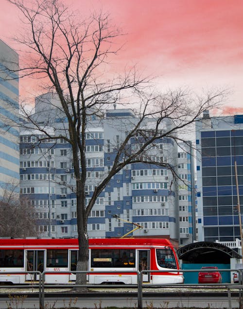 Tramway on City Street