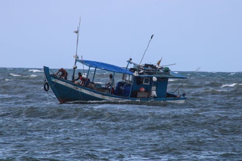 Kostnadsfria Kostnadsfri bild av fiskare, fiskebåt, fordon Stock foto