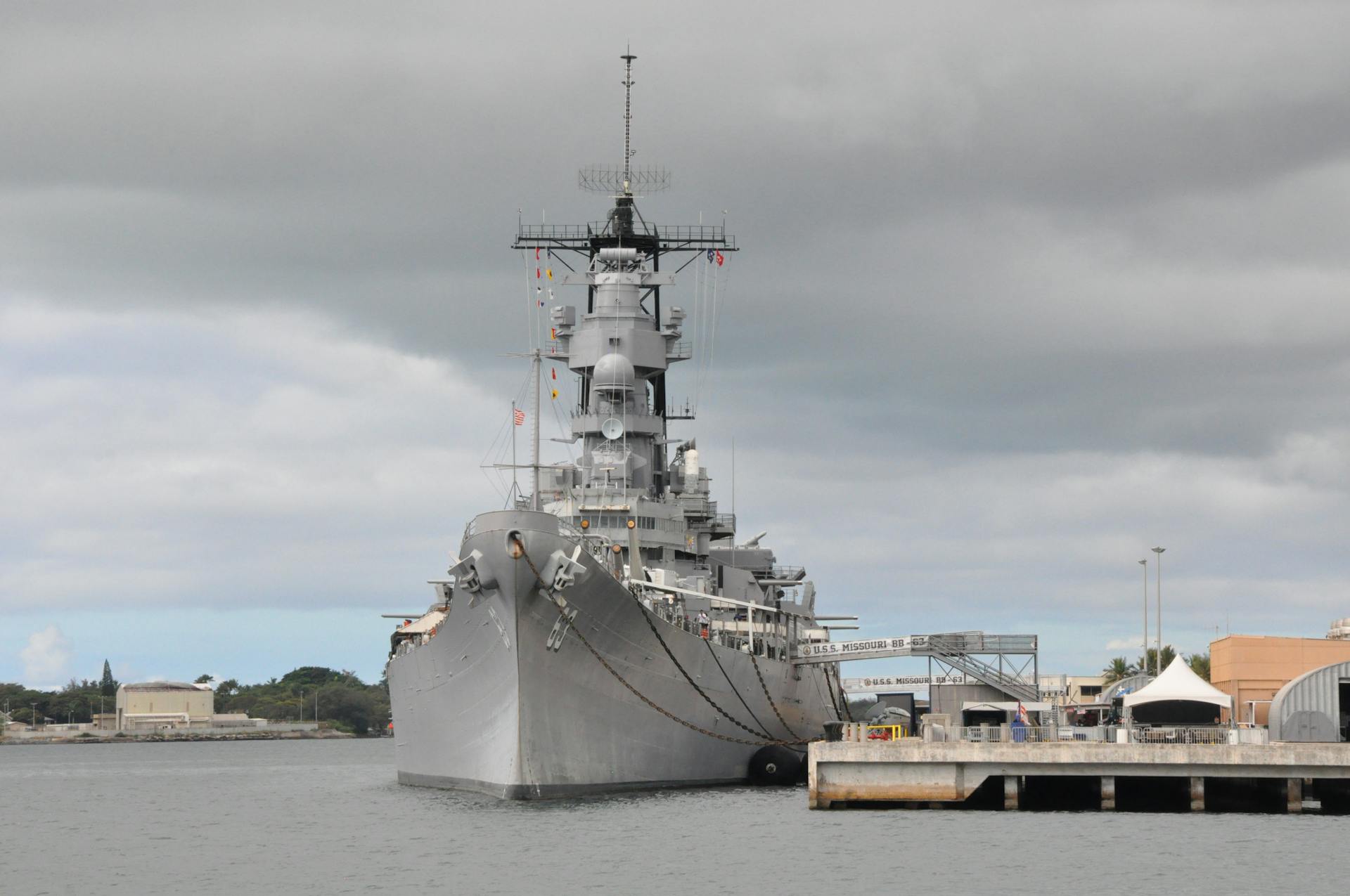 White Ship on Docking Area