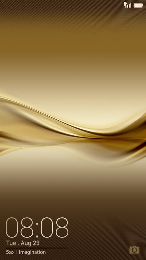 Free stock photo of huawei gold theme