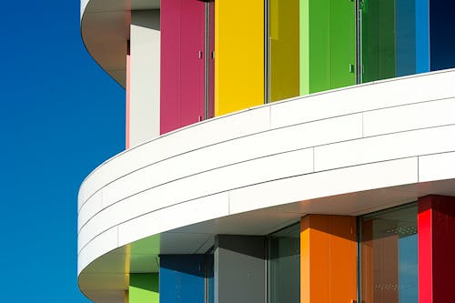건물 외장, 건축, 다채로운의 무료 스톡 사진
