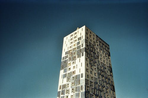 Clear Sky over Building