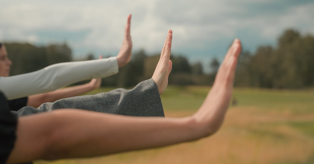 Photo of People Doing the Stop Hand Gesture · Free Stock Photo